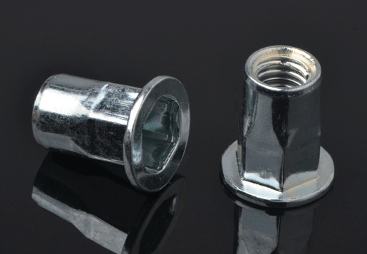 Aço da cabeça plana do corpo Interior-Hex Body Nut Open Type
